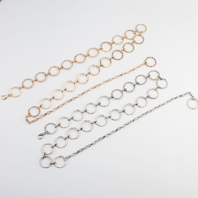 Rofuka-Hoop Metal Chain Belt