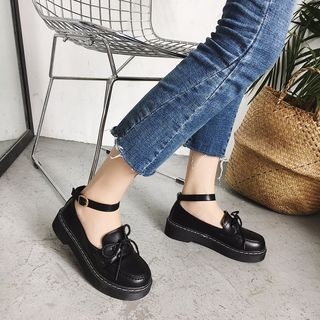 ankle strap loafers