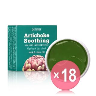 PETITFEE - Artichoke Soothing Hydrogel Eye Mask (x18) (Bulk Box)