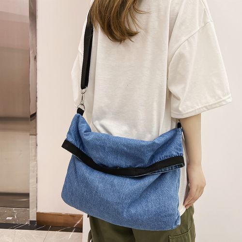 Melois - Denim Messenger Bag