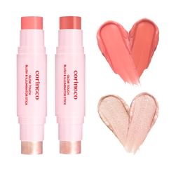 CORINGCO - Glow Touch Blush & Illuminator Stick - 2 Colors