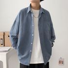 Lorencho - Long-Sleeve Plain Shirt