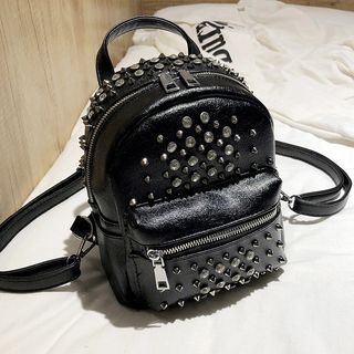 studded mini backpack