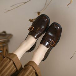 JY Shoes - Chunky-Heel Loafers