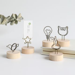 ASHIE-Wirework Memo Clip Various Designs