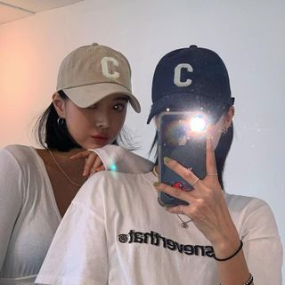 Cap Station - Letter Long Strap Baseball Cap, YesStyle