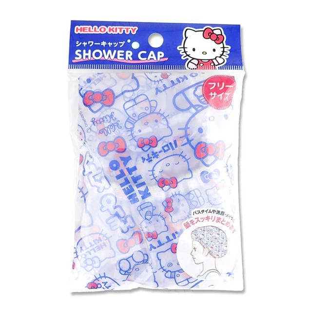 DAISO Sanrio Hello Kitty Shower Cap YesStyle