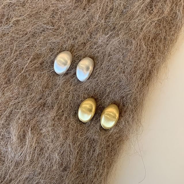 Hansha-Brushed Alloy Earring