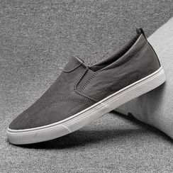 Namseong - Faux Leather Slip-Ons