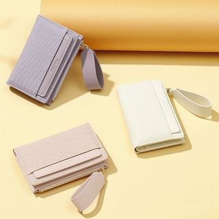 Taomicmic-Faux Leather Long Wallet