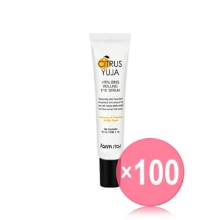 Farmstay - Citrus Yuja Vitalizing Rolling Eye Serum (x100) (Bulk Box)