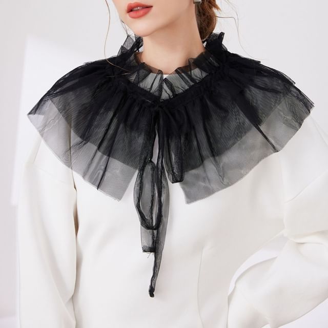 MIOW-Accordion Lace Decorative Collar