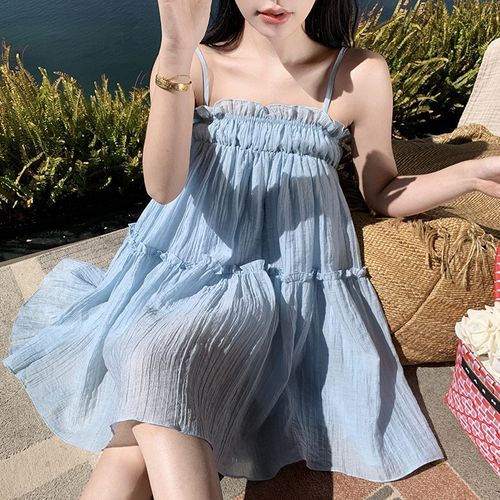 Net best sale babydoll dress