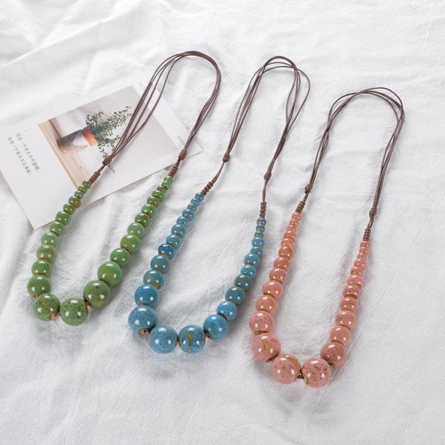 Ordinario-Beaded Necklace