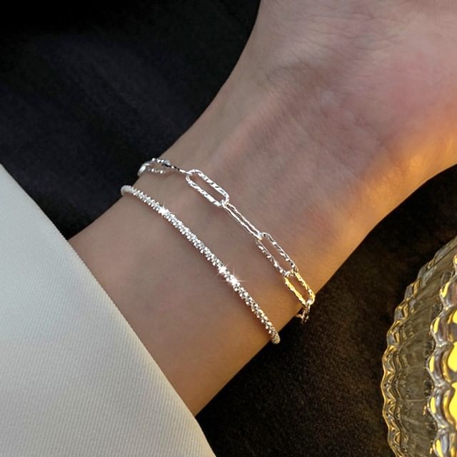 Hansha-Pulsera de Plata de Ley varios diseños
