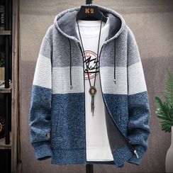 YIKES - Hood Knit Zip Jacket
