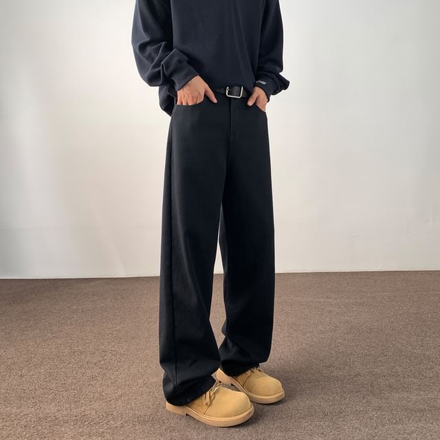Ffodia-Mid Rise Wide Leg Jeans