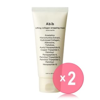 Abib - Lifting Collagen Wrapping Mask Jericho Rose Film 100ml 2pcs Bundle Set