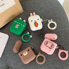 Jaguara - Housse de protection en silicone pour écouteurs AirPod Jaguara - Housse de protection en silicone pour écouteurs AirPod