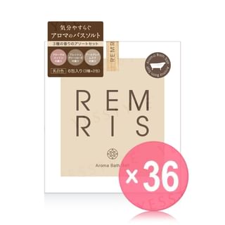 REMRIS - Aroma Bath Salt Assort Box (x36) (Bulk Box)