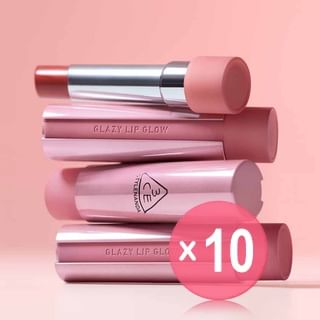 3CE - Glazy Lip Glow - 10 Colors (x10) (Bulk Box)