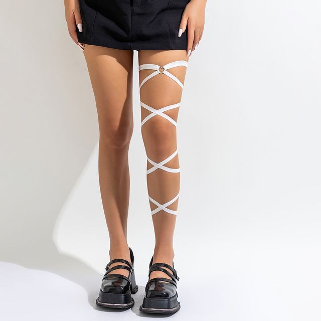 Seirios-Plain Tie-Up Garter