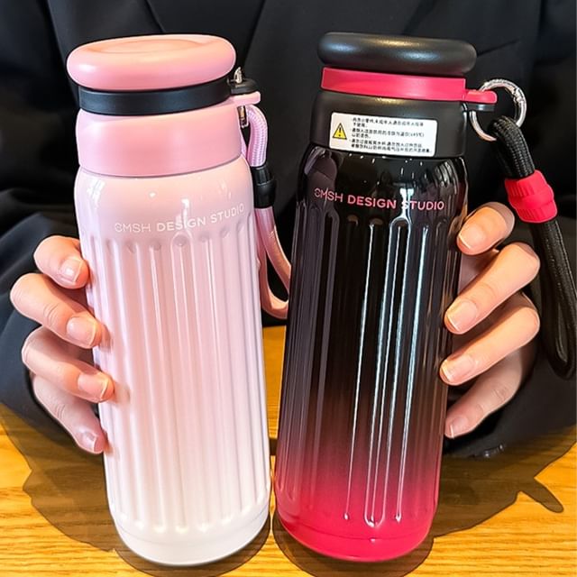 Choyce-Gradient Stainless Steel Tea Infuser Drinking Bottle Adhesive Decoration Sticker Cleaning Brush Set