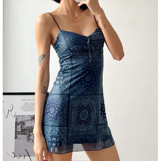 navy blue dress for baby girl CUPSHE Women's Boho Paisley Maxi Dress V Neck Cap Sleeve Smocked Ruffled A  Line Long Summer Dresses Green Paisley, S at Amazon Women's Clothing store main image 0