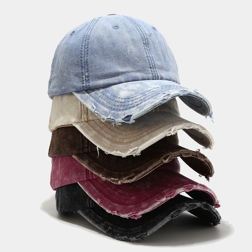 KOKOBOLA - Distressed Denim Baseball Cap | YesStyle