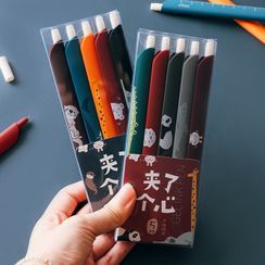Ms Zaa - 五件套装: 动物印花笔 Ms Zaa - 五件套装: 动物印花笔