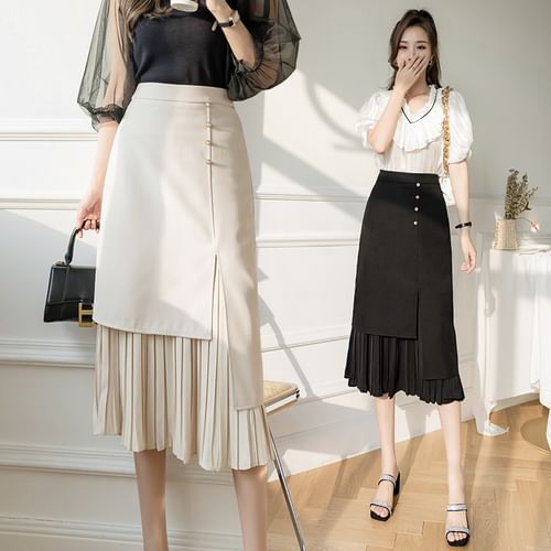 Asymmetric skirt shop yes style