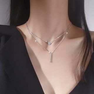 Daeuni Double-Layered Alloy Necklace