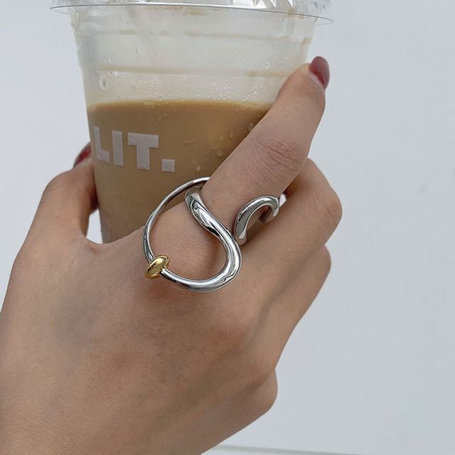 Fireflicka-Irregular Alloy Open Ring