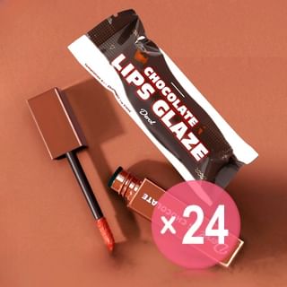 DEROL - Matte Chocolate Lips Glaze - 1-3 (x24) (Bulk Box)