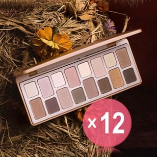 cheeryep - 16-Color Natural Star Eye Shadow Palette - Nude Heart (x12) (Bulk Box)