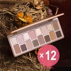 cheeryep - 16-Color Natural Star Eye Shadow Palette - Nude Heart (x12) (Bulk Box)