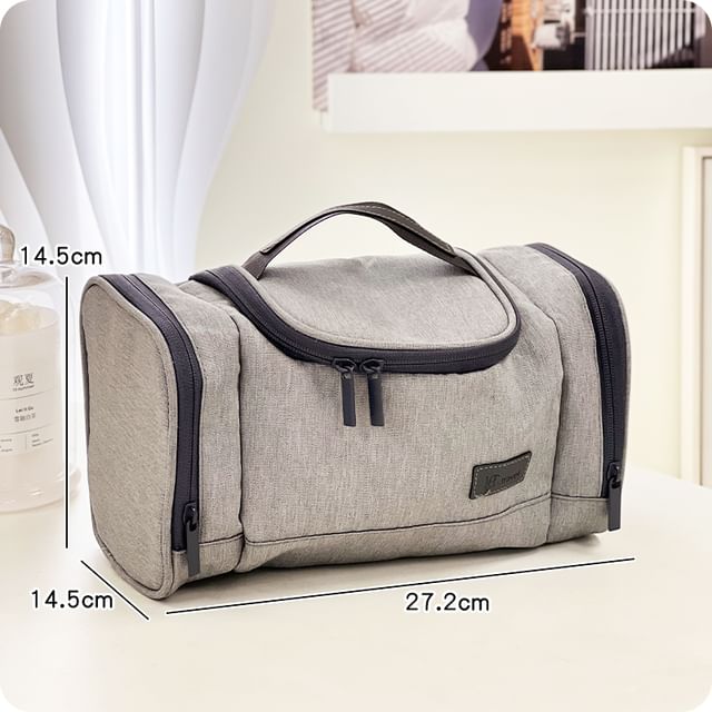 Yunikon - Travel Plain Makeup Bag / Panda Decoration / Set