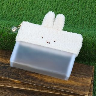 Alpha Collection Miffy Chenille Flat Pouch
