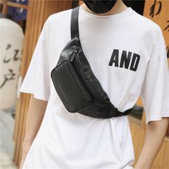 BagBuzz - Plain Zip Sling Bag BagBuzz - Plain Zip Sling Bag