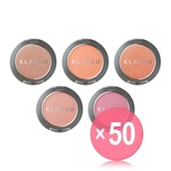 KLAVUU - Urban Pearlsation Natural Powder Blusher - 5 Colors (x50) (Bulk Box)