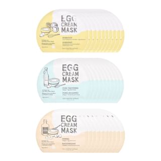 too cool for school - Egg Cream Mask Bundle Set - 3 Types