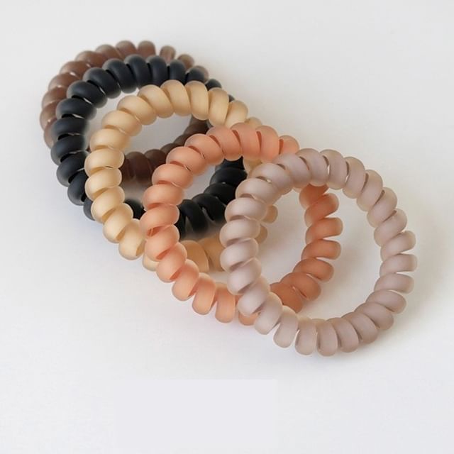 Allyrinta-Plain Coil Hair Tie Set