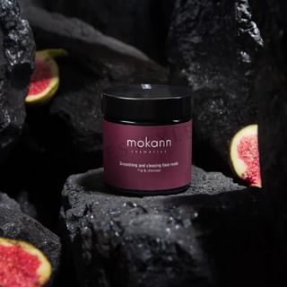 mokann - Smoothing & Cleansing Fig & Charcoal Face Mask