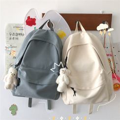 Mini Mia - Plain Canvas Backpack