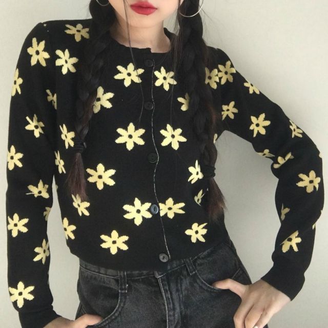 yesstyle flower cardigan