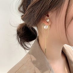 DREN - Faux Pearl Drop Earrings DREN - Faux Pearl Drop Earrings