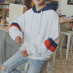 Real Boy - Striped Hooded Pullover Real Boy - Striped Hooded Pullover