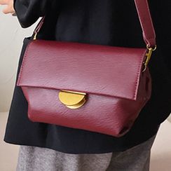 Kunado - Faux Leather Crossbody Bag Kunado - Faux Leather Crossbody Bag