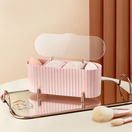 Nail Art Plastic Organizer Container Box Storage Pink Case -  Hong Kong