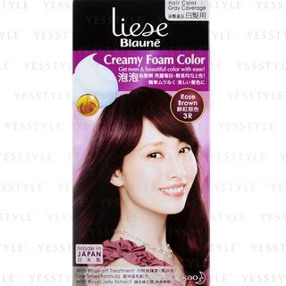 Kao - Liese Blaune Creamy Foam Color Rose Brown